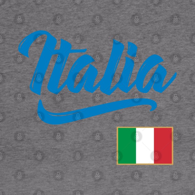 Italia Flag Italian Italy Family Pride by E